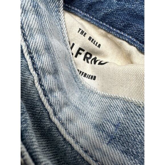 GRLFRND - The Bella Boyfriend Jeans in Light Wash Blue - Picture 6 of 7